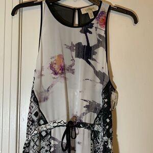 NWT Nocturne 100% Silk Halter Maxi Dress, 4